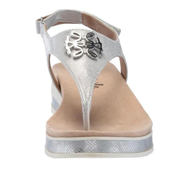 LifeStride Velocity 2.0 Soft System Buckle Thong Sandals Gold Size 10 - Picture 2 of 16